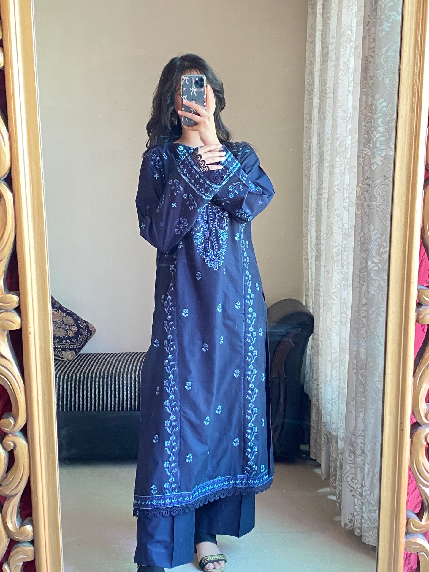 2 PIECE EMBROIDERED SUIT | ZM-15