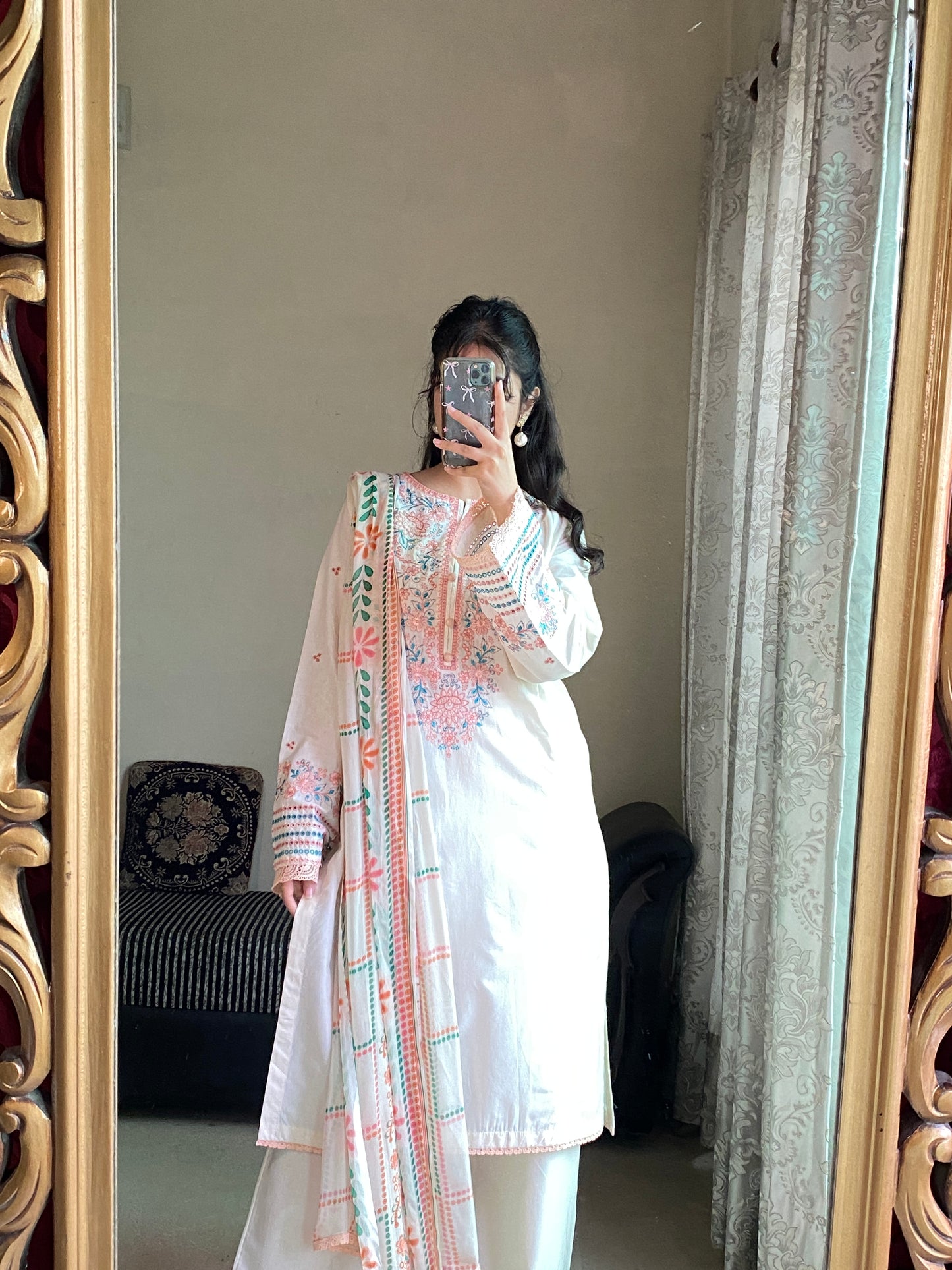 IVORY 3-Piece Embroidered Suit | ZM-26