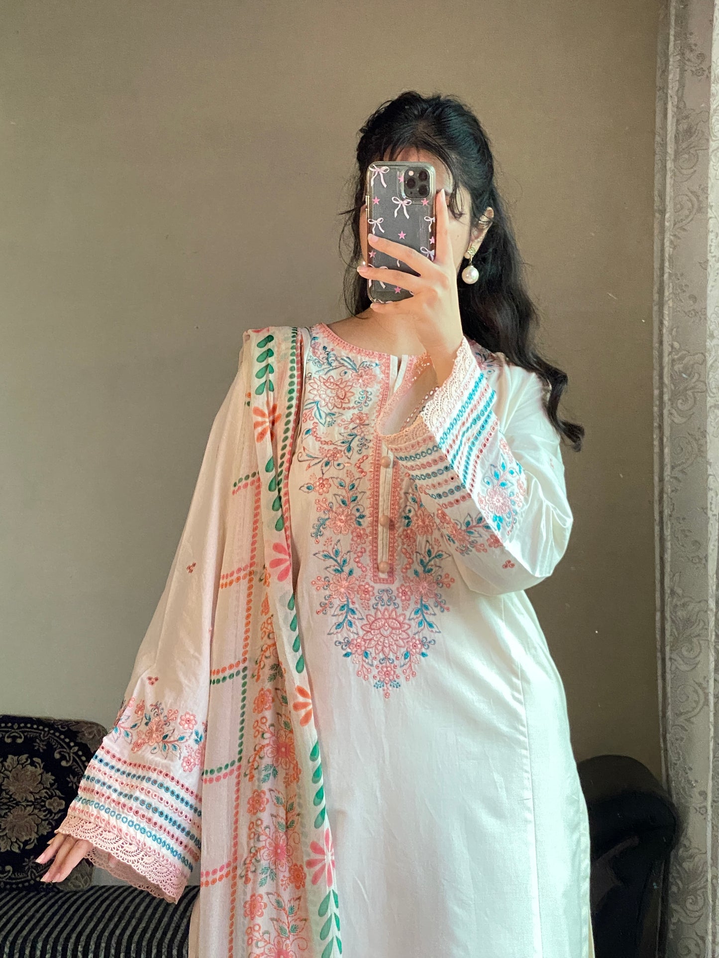 IVORY 3-Piece Embroidered Suit | ZM-26