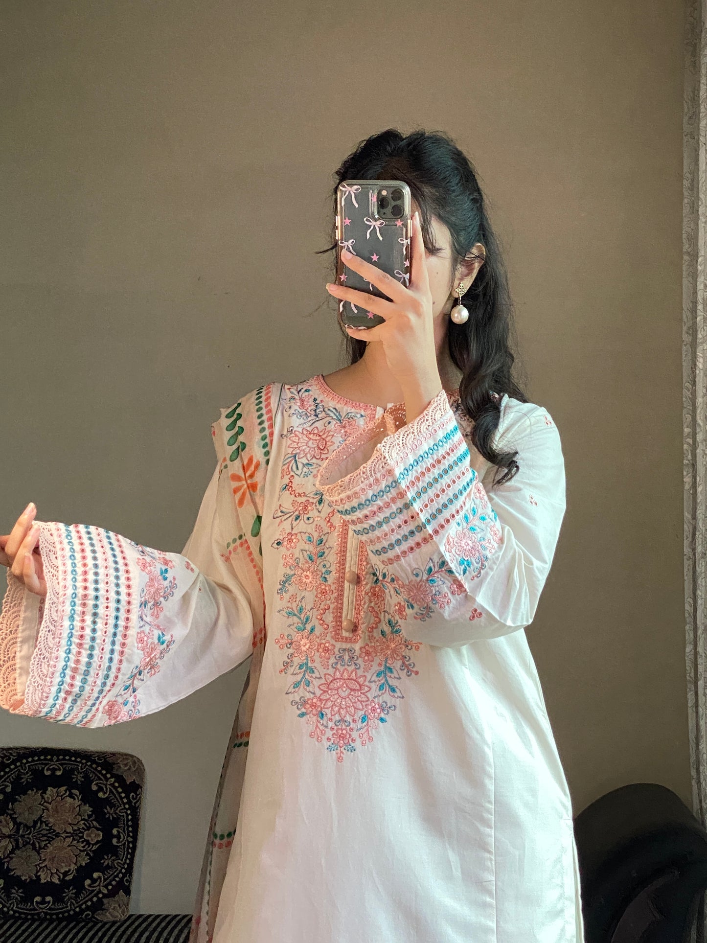 IVORY 3-Piece Embroidered Suit | ZM-26