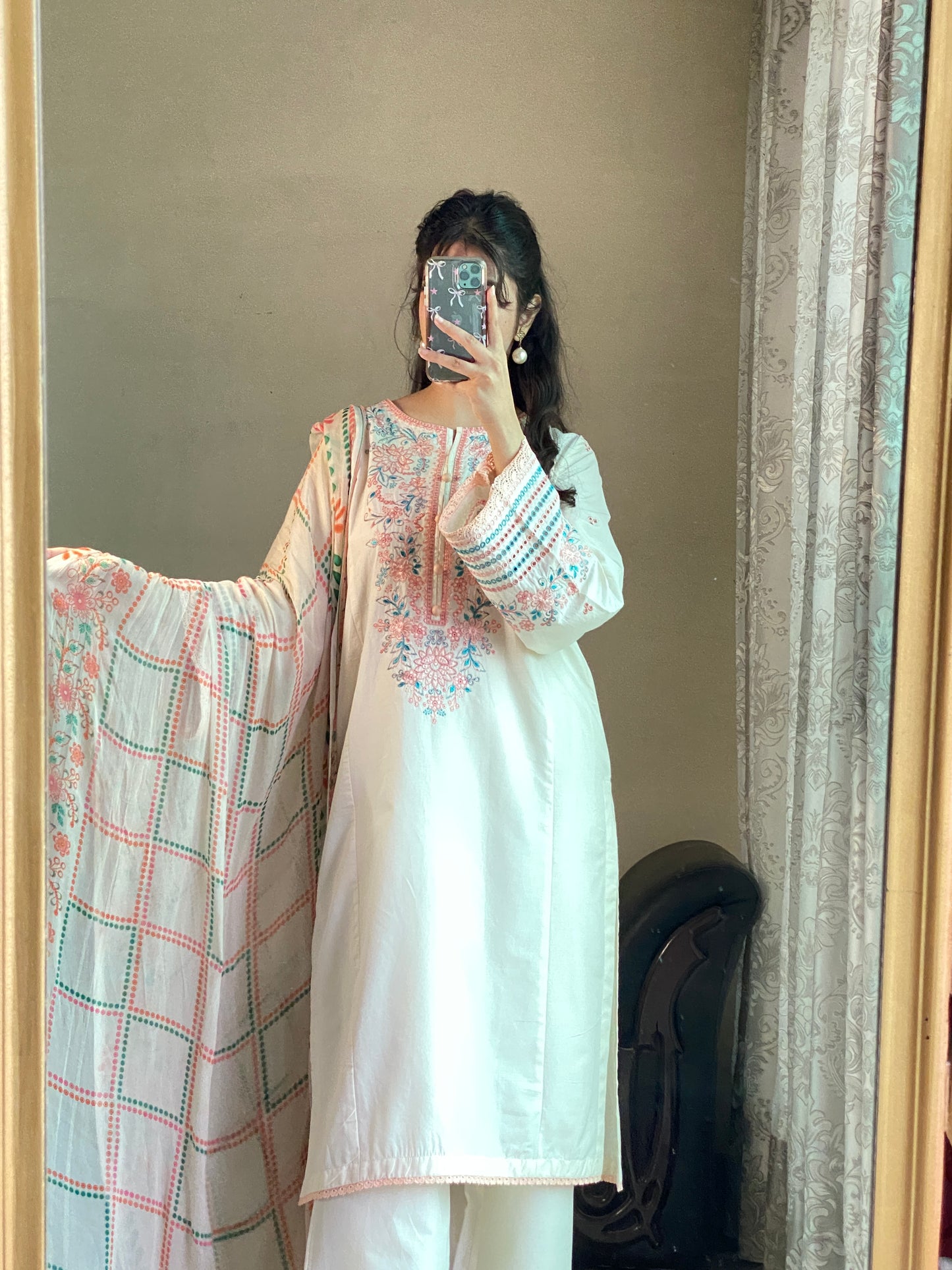 IVORY 3-Piece Embroidered Suit | ZM-26