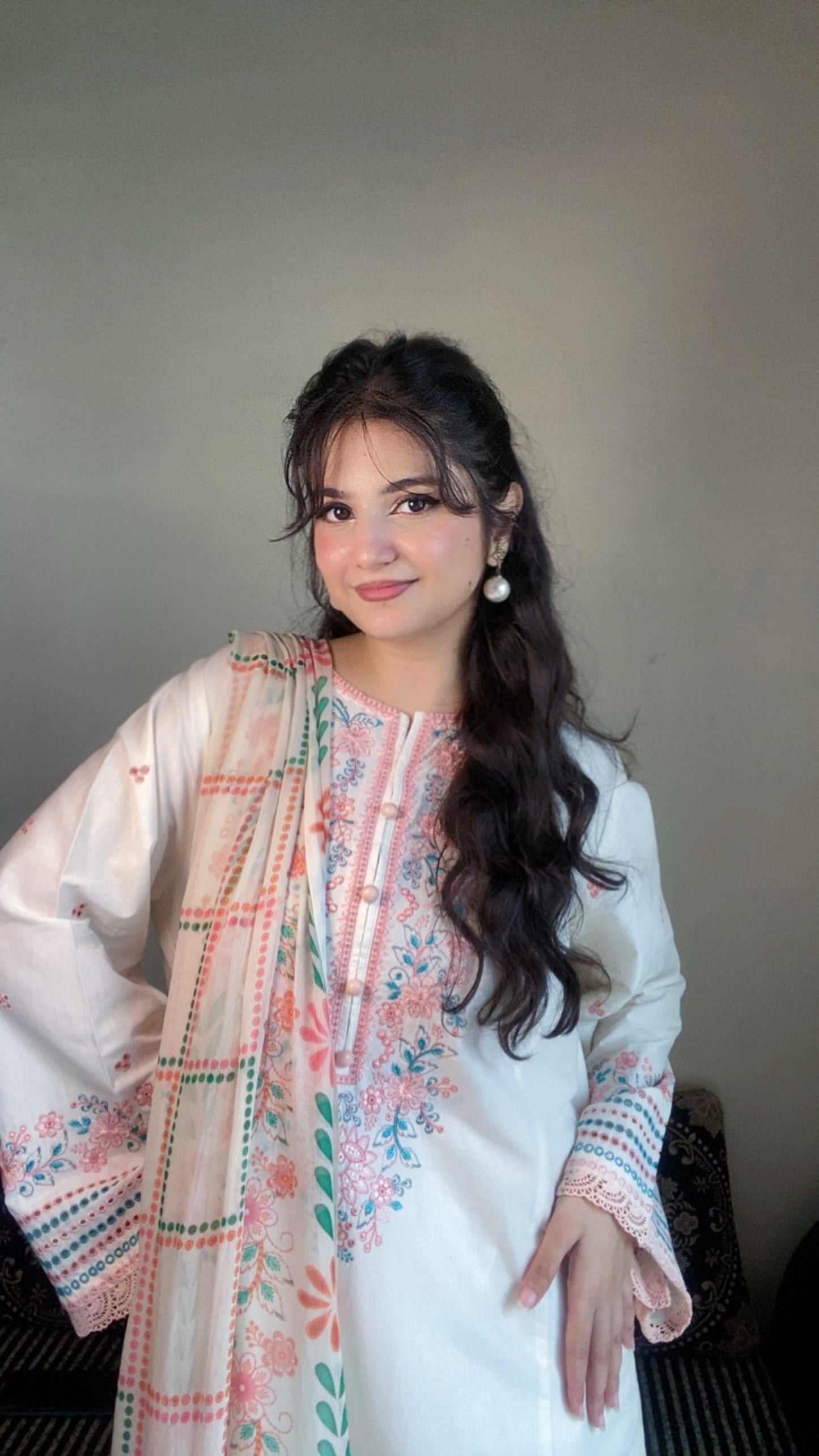 IVORY 3-Piece Embroidered Suit | ZM-26