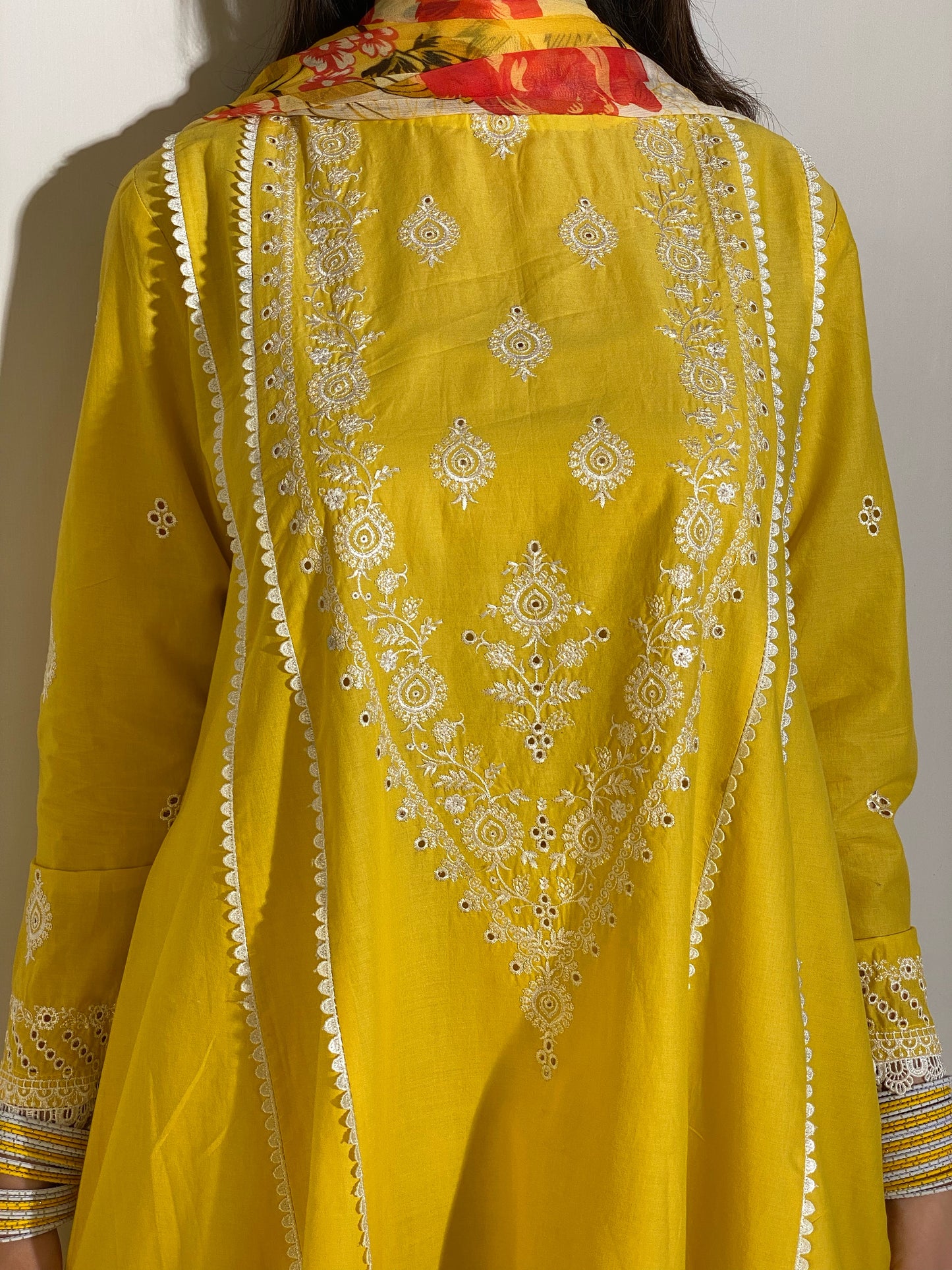 3-Piece Luxury Embroidered Frock | ZM-27