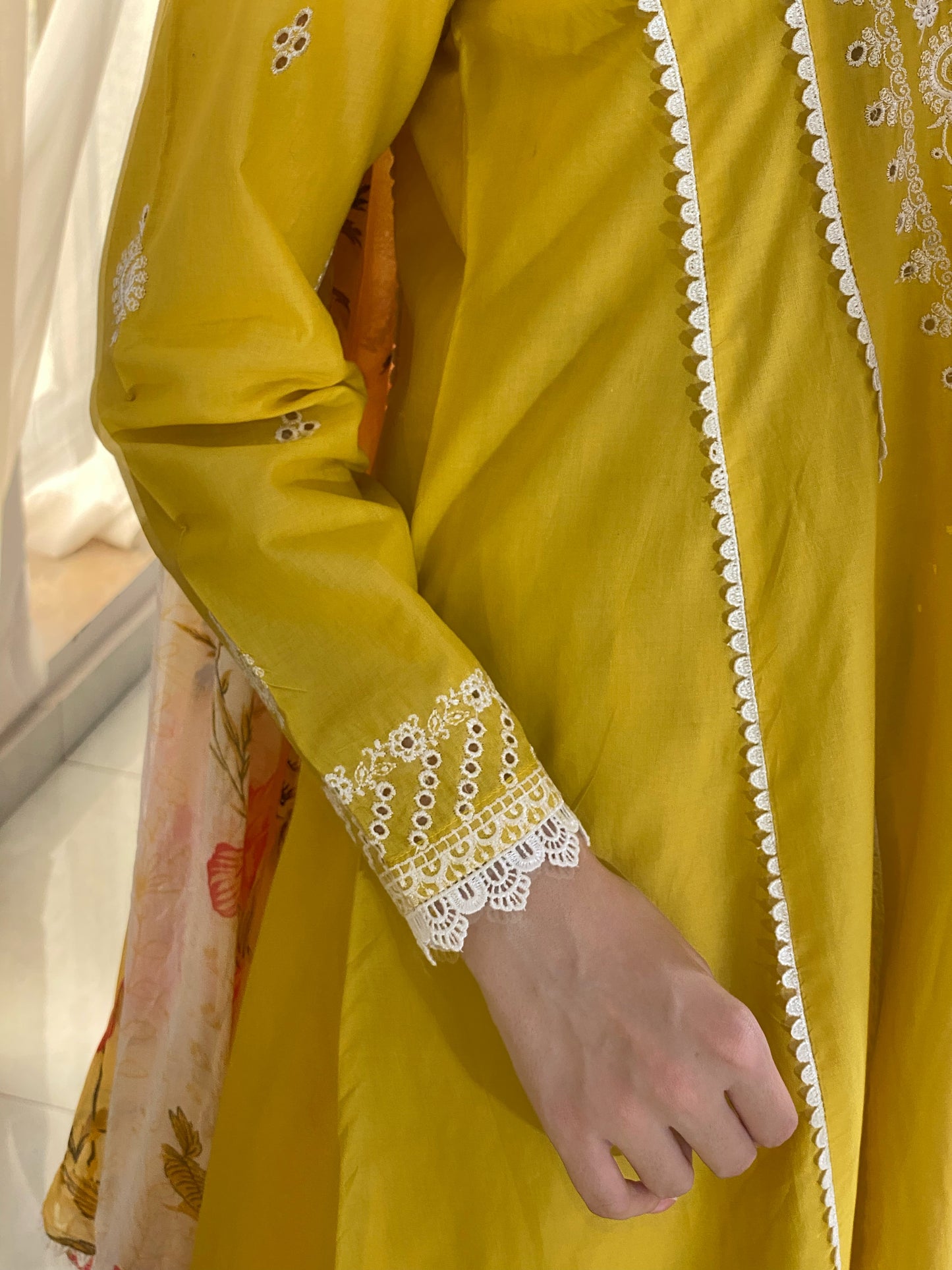 3-Piece Luxury Embroidered Frock | ZM-27