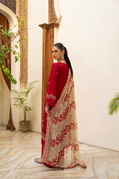 SERAPHINA 3 PIECE EMBROIDERED SUIT | ZM-02