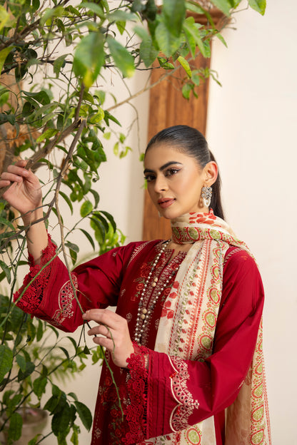 SERAPHINA 3 PIECE EMBROIDERED SUIT | ZM-02
