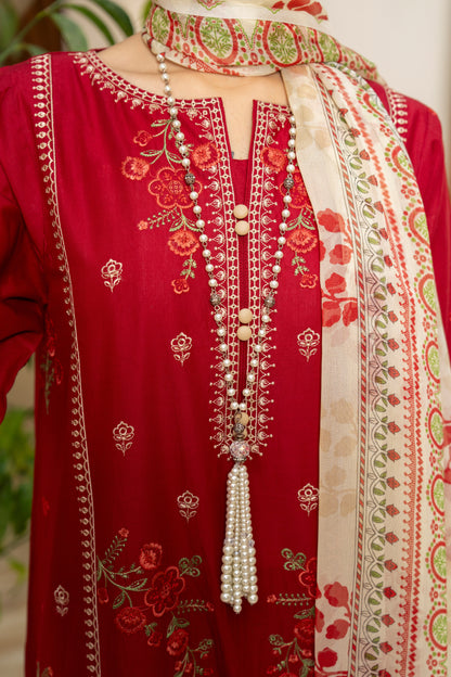 SERAPHINA 3 PIECE EMBROIDERED SUIT | ZM-02