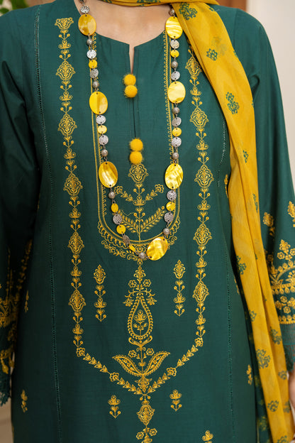 3 PIECE EMBROIDERED SUIT | ZM-03