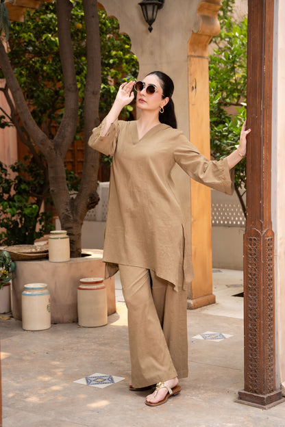 Sandora Beige 2-Piece Suit | ZM-89
