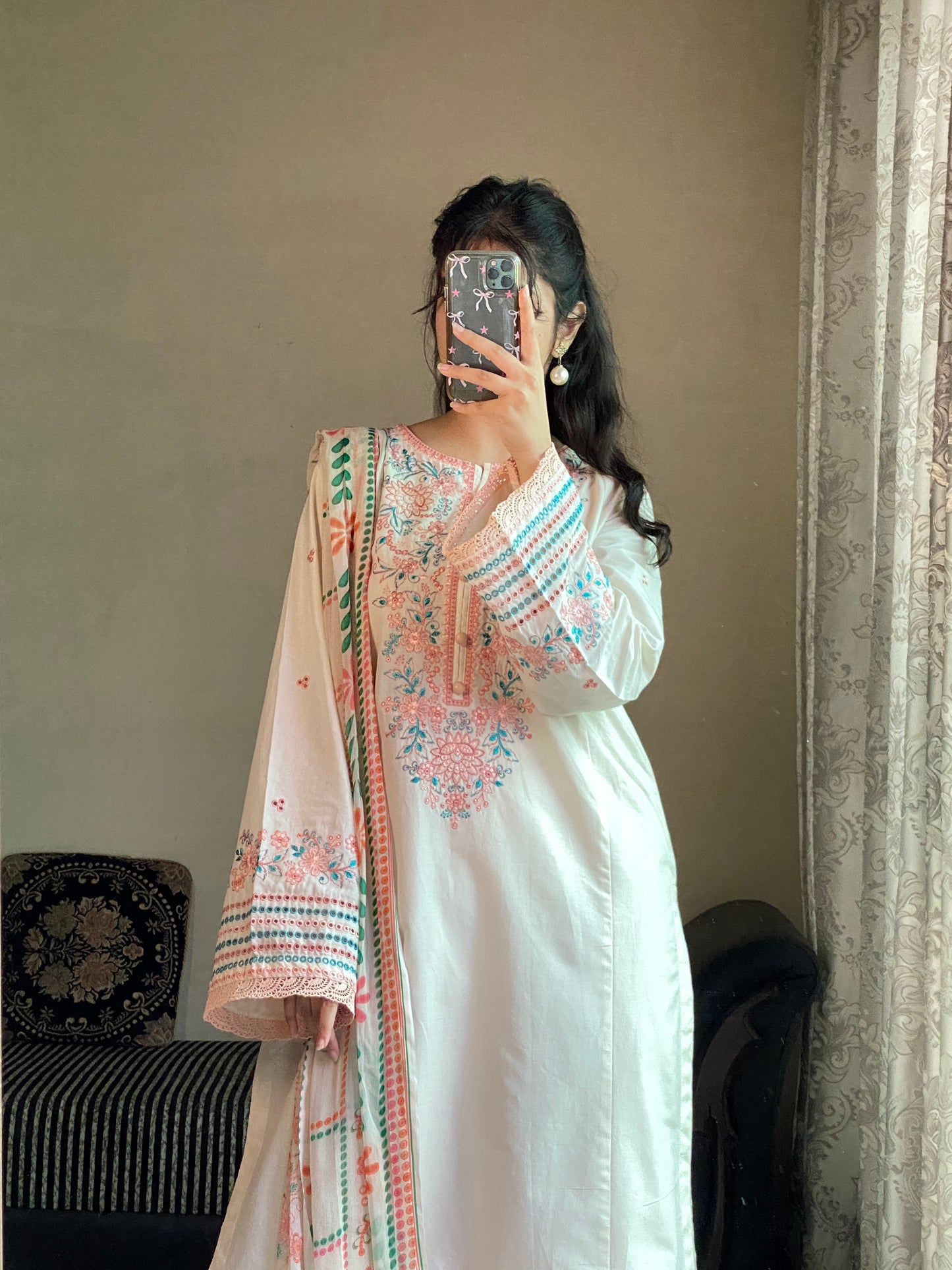 IVORY 3-Piece Embroidered Suit | ZM-26