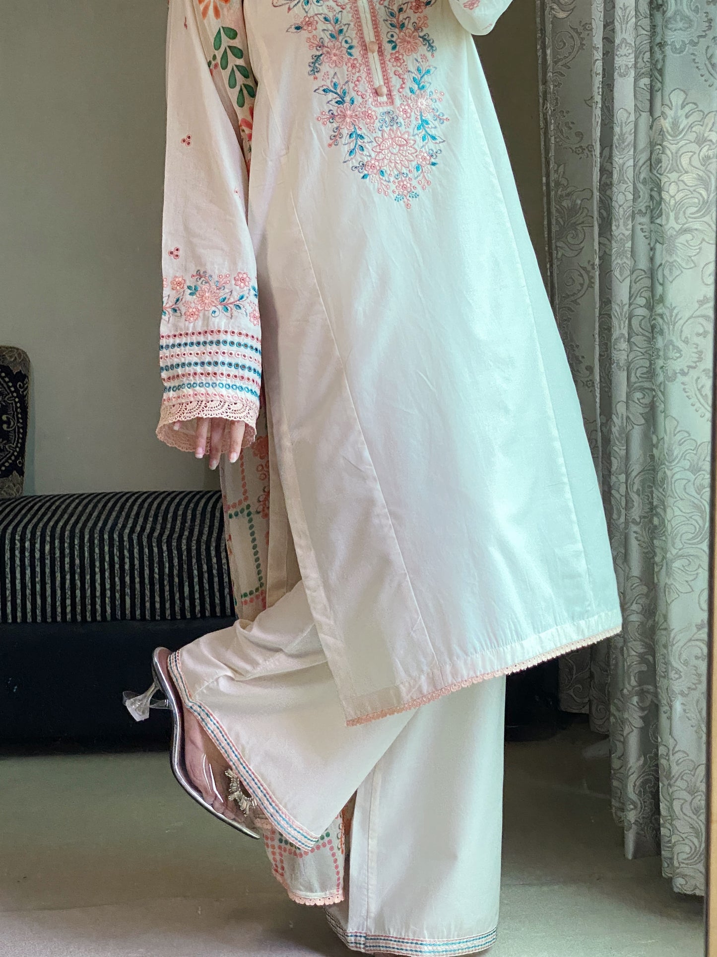 IVORY 3-Piece Embroidered Suit | ZM-26