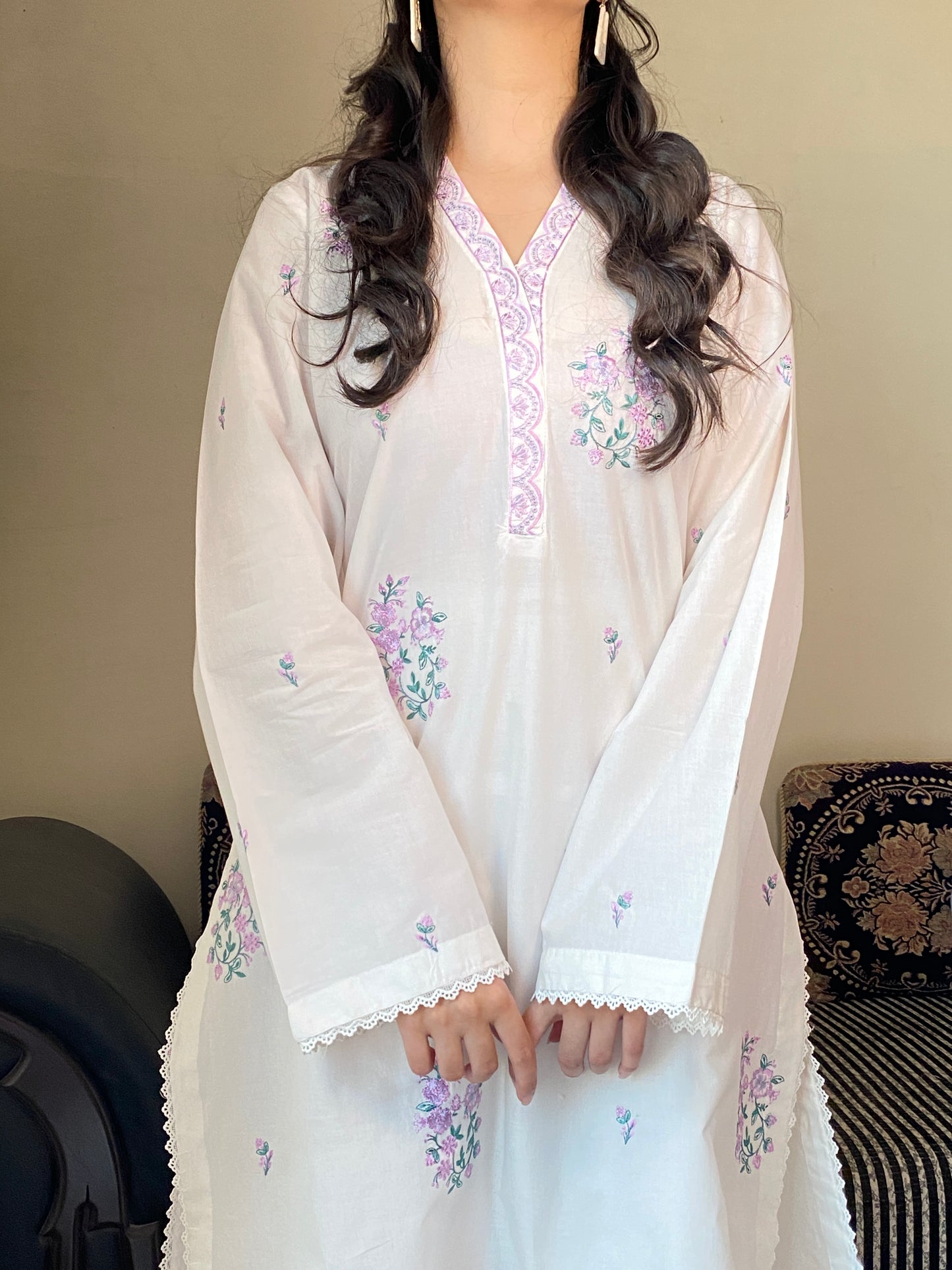 2 PIECE EMBROIDERED SUIT | ZM-16