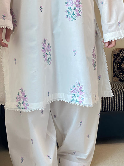 2 PIECE EMBROIDERED SUIT | ZM-16