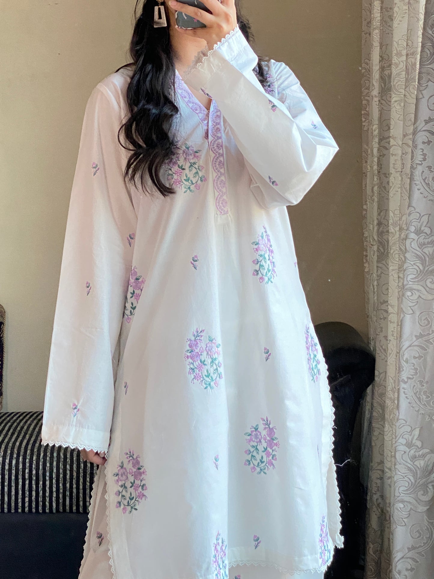 2 PIECE EMBROIDERED SUIT | ZM-16